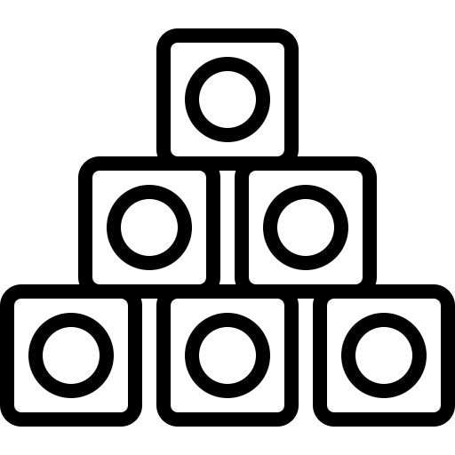 Organizational hierarchy chart icon, representing structured setup and clear pricing