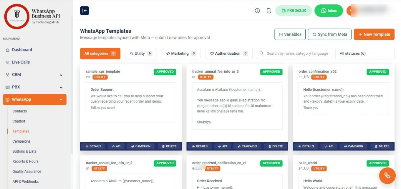 WhatsApp API Integration