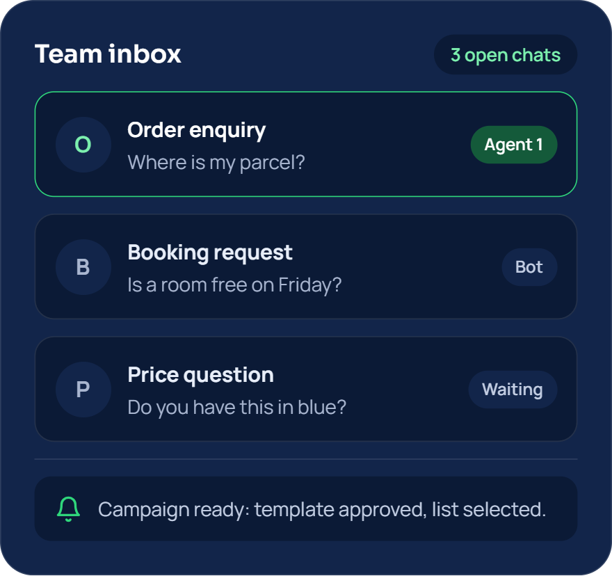 WhatsApp Messages Platform-selection